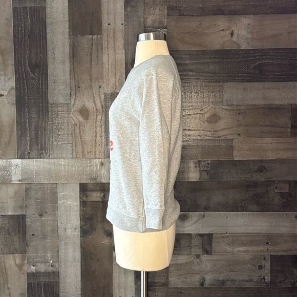 J.Crew French rainbow colors sweatshirt XSmall comfy loungewear preppy romantic - Picture 5 of 9